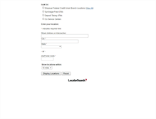 Tablet Screenshot of empowerfcu.locatorsearch.com