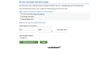 Tablet Screenshot of ent.locatorsearch.com