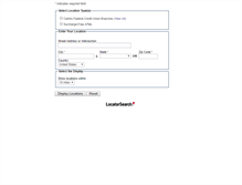 Tablet Screenshot of centrisfcu.locatorsearch.com