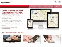 Tablet Screenshot of locatorsearch.com