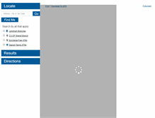 Tablet Screenshot of landmarkcu.locatorsearch.com